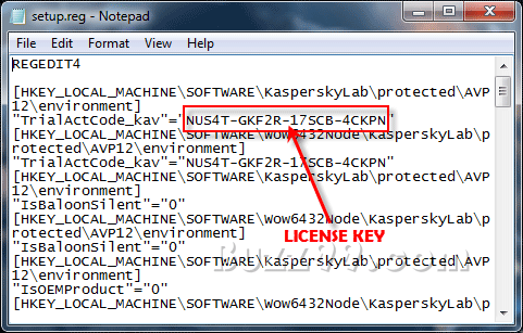 kaspersky anti virus 2010 serial number
